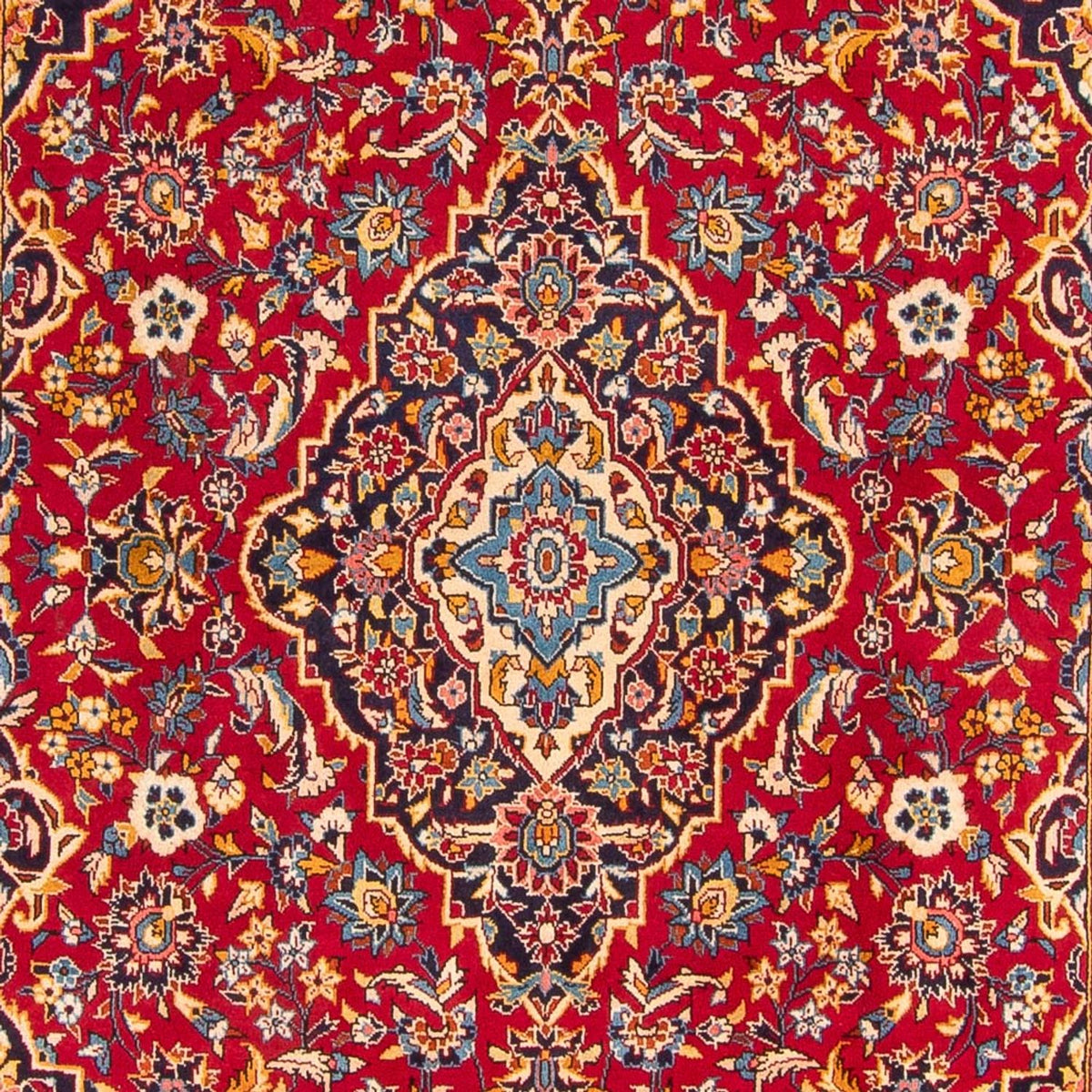 Perser Rug - Keshan - 312 x 202 cm - red
