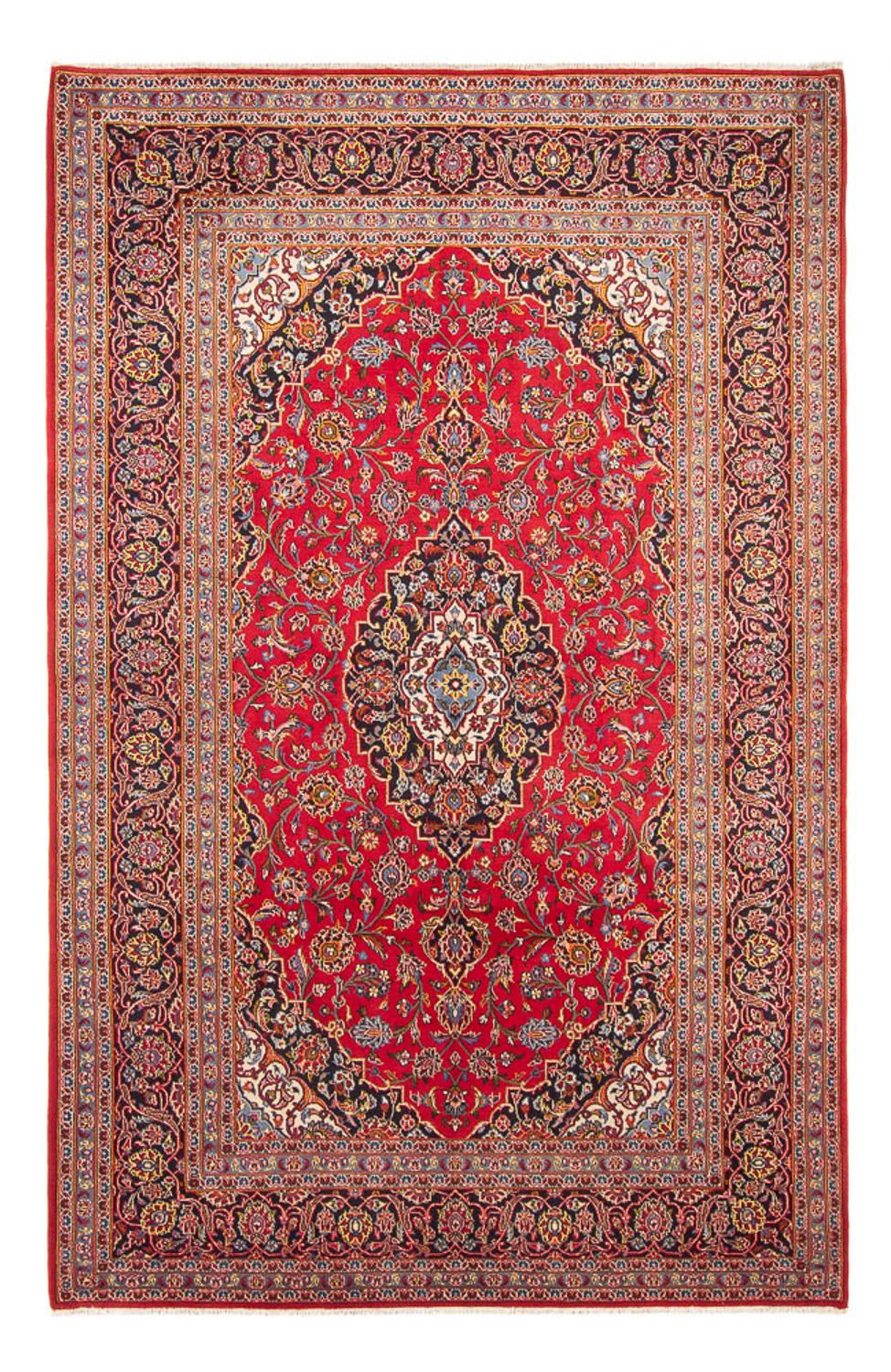 Perser Rug - Keshan - 307 x 210 cm - red