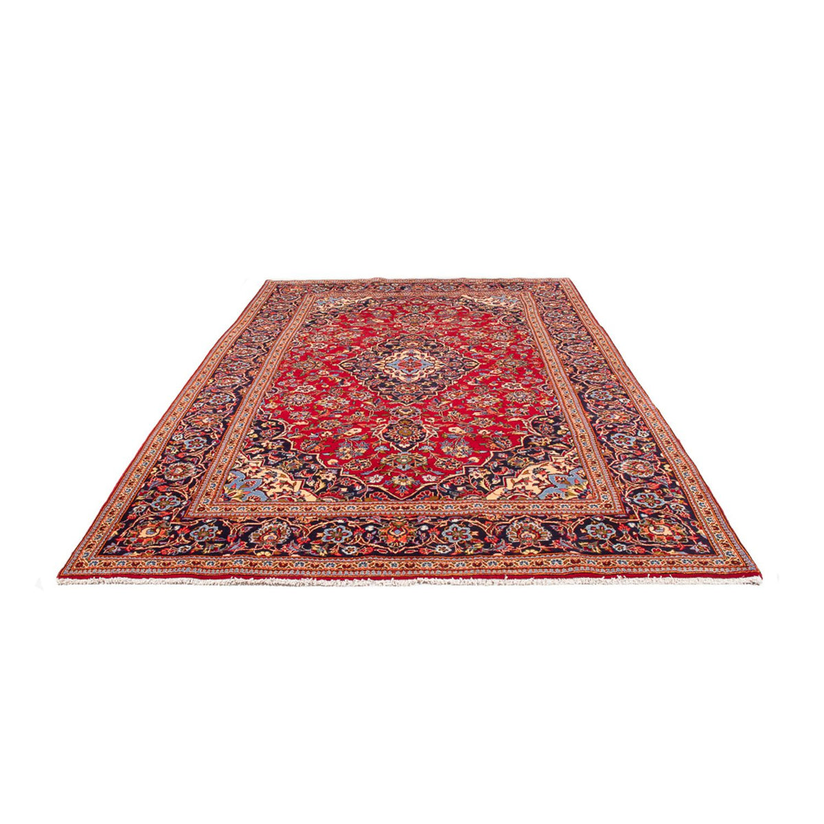 Perser Rug - Keshan - 330 x 202 cm - red