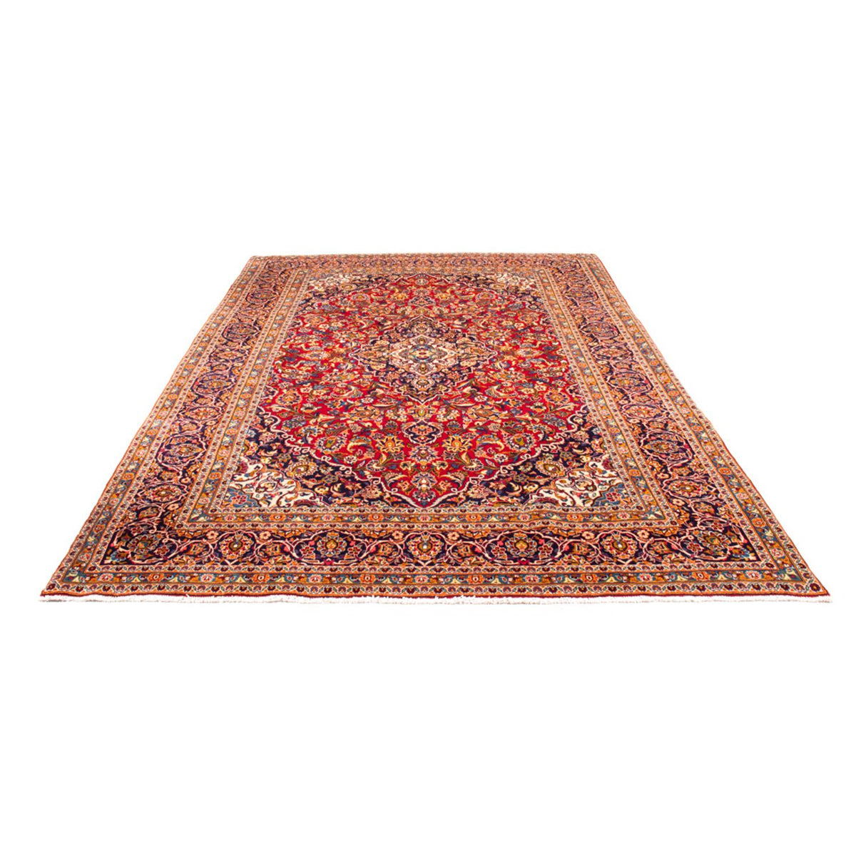 Perser Rug - Keshan - 345 x 237 cm - red