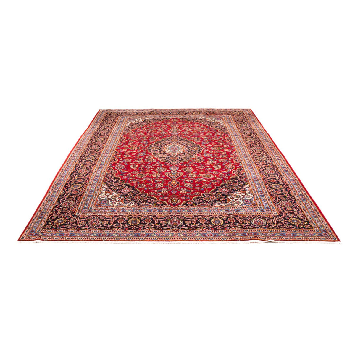 Perser Rug - Keshan - 340 x 243 cm - red