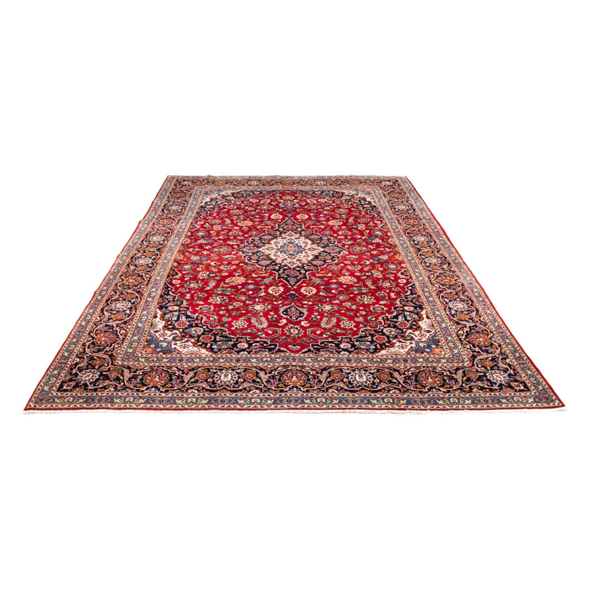 Perser Rug - Keshan - 347 x 242 cm - red