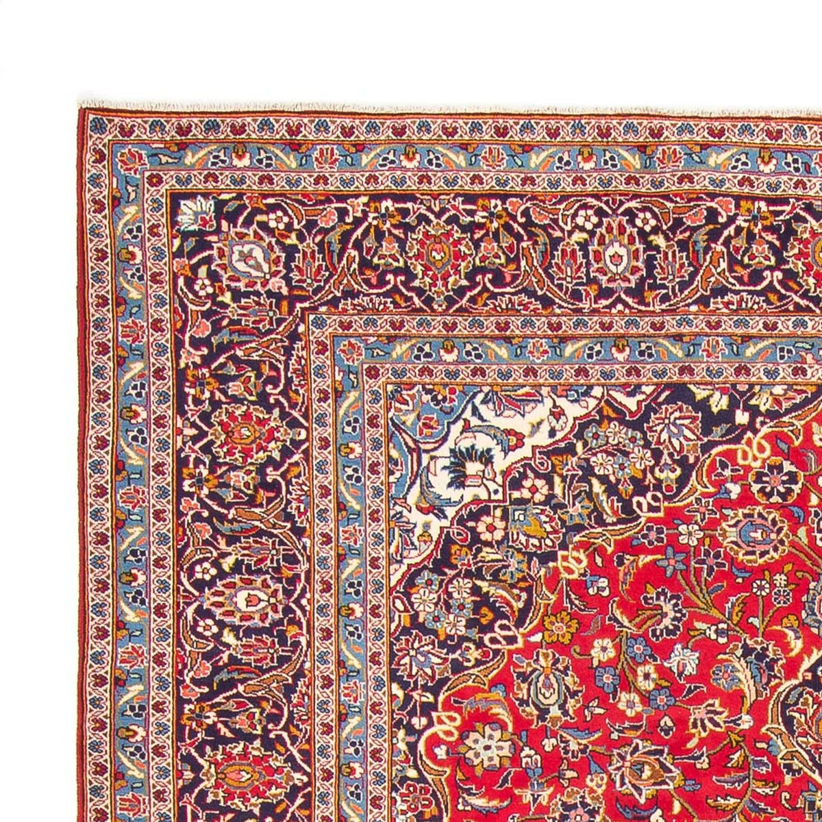 Perser Rug - Keshan - 343 x 247 cm - red
