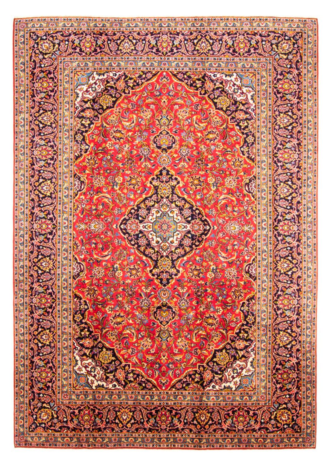 Perser Rug - Keshan - 348 x 247 cm - red