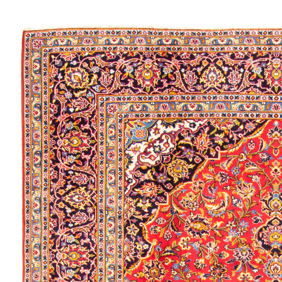 Perser Rug - Keshan - 348 x 247 cm - red