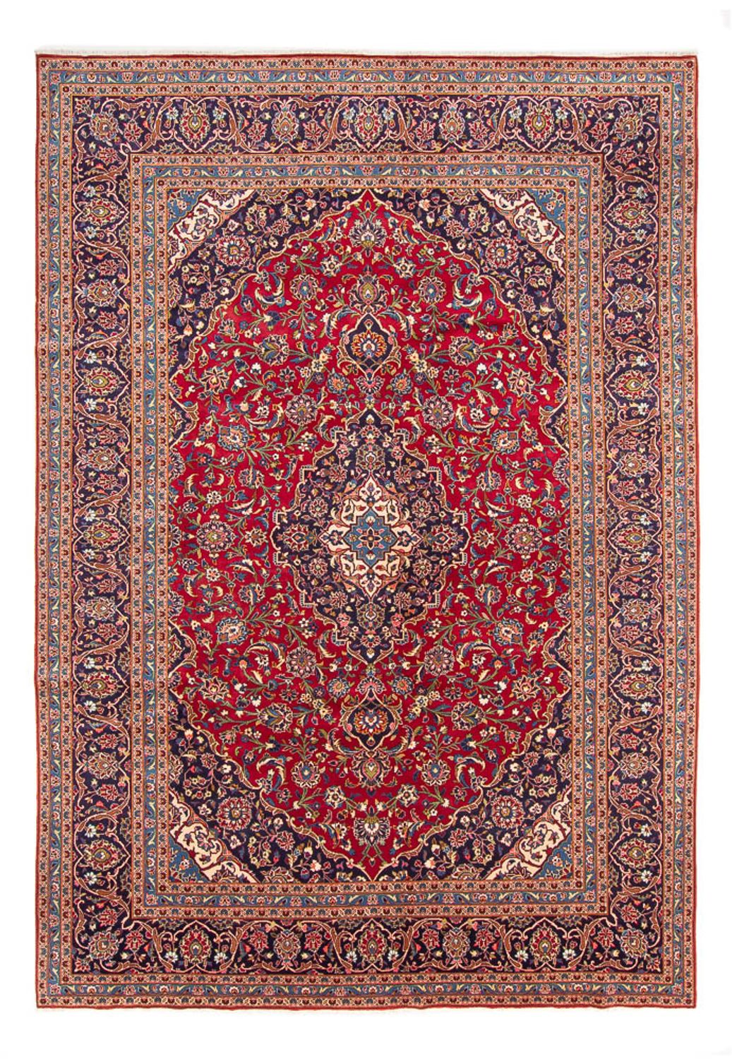 Perser Rug - Keshan - 348 x 247 cm - red