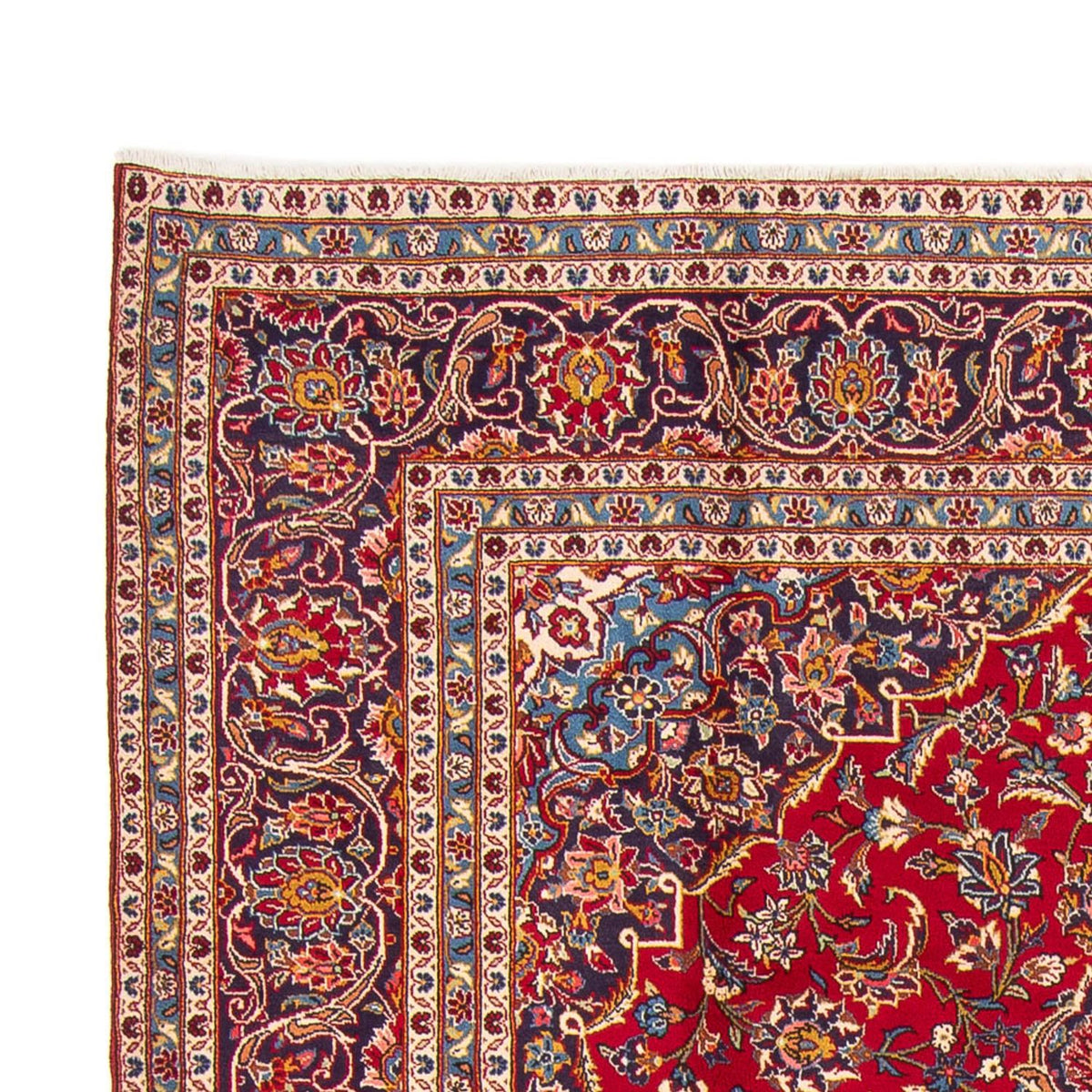 Perser Rug - Keshan - 374 x 244 cm - red