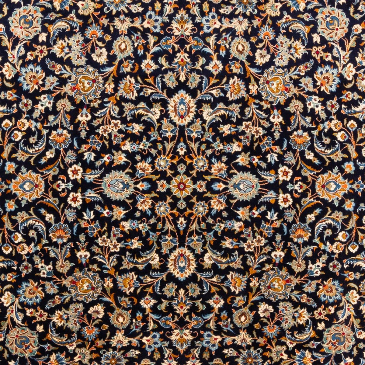Perser Rug - Keshan - 369 x 267 cm - dark blue