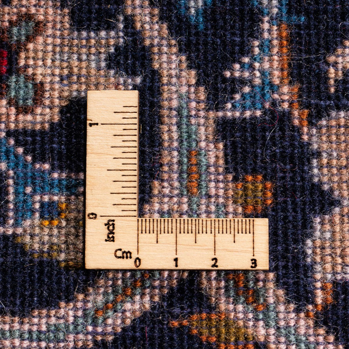 Perser Rug - Keshan - 369 x 267 cm - dark blue