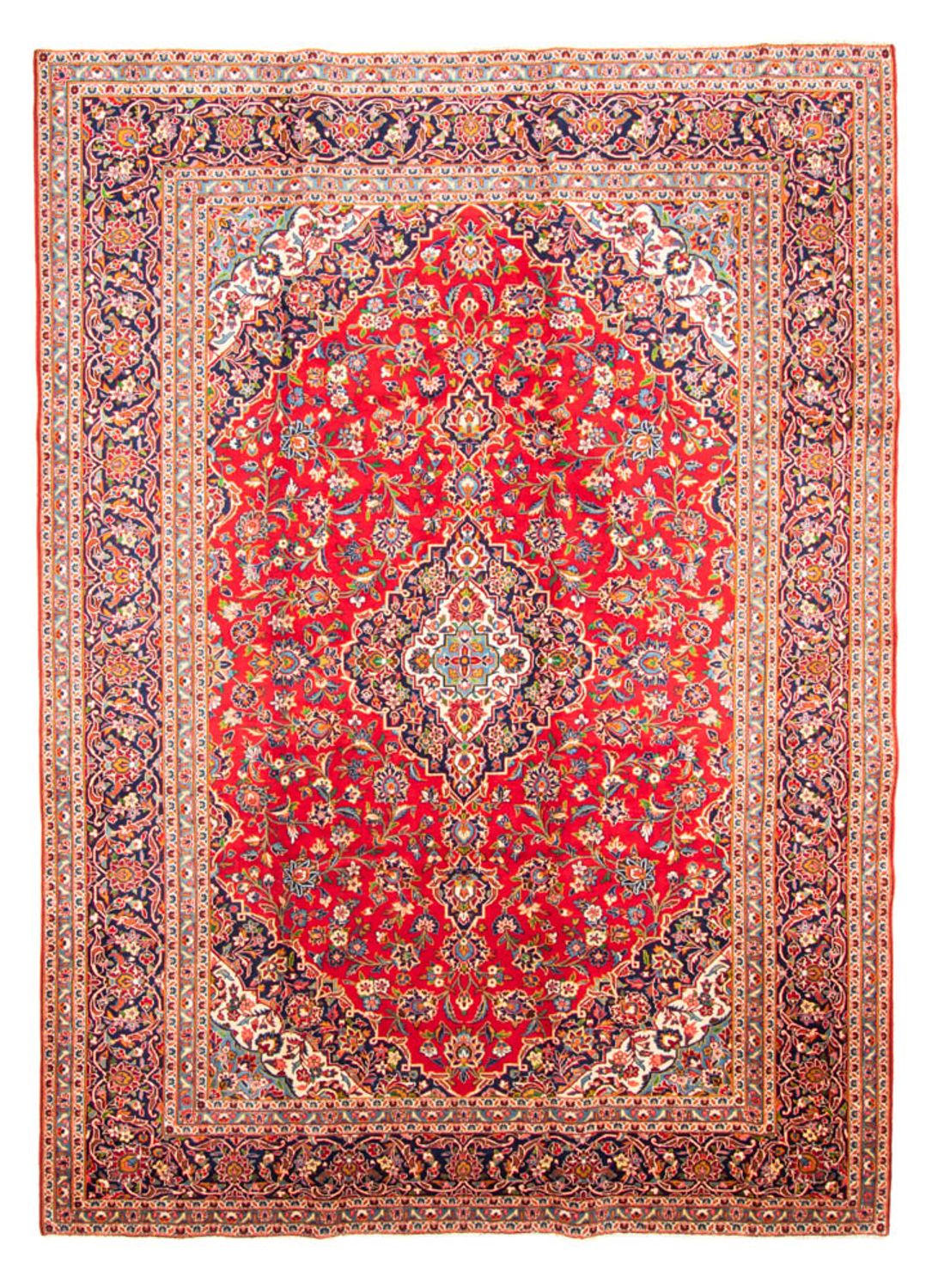 Perser Rug - Keshan - 377 x 269 cm - red