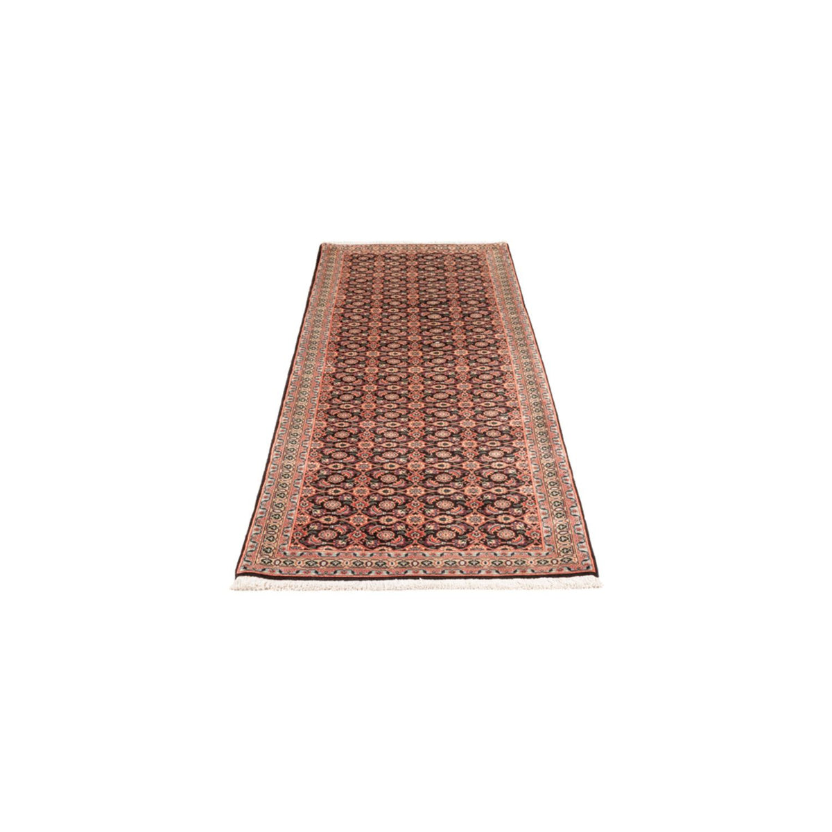 Runner Perser Rug - Tabriz - Royal - 198 x 67 cm - dark blue