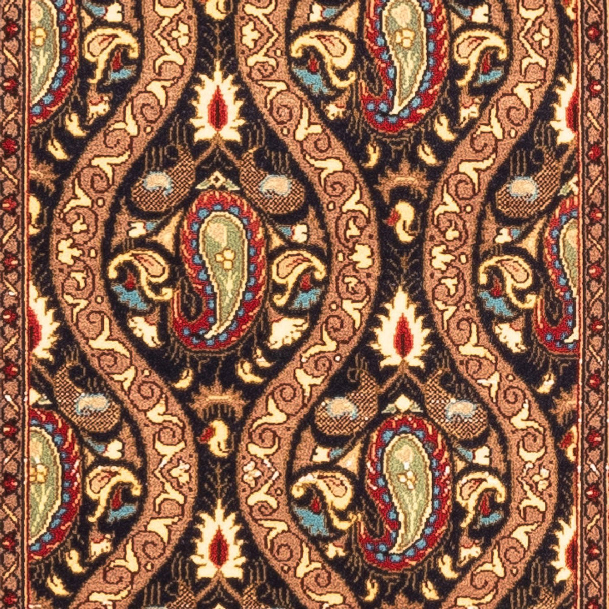 Runner Perser Rug - Ghom - 160 x 53 cm - dark blue