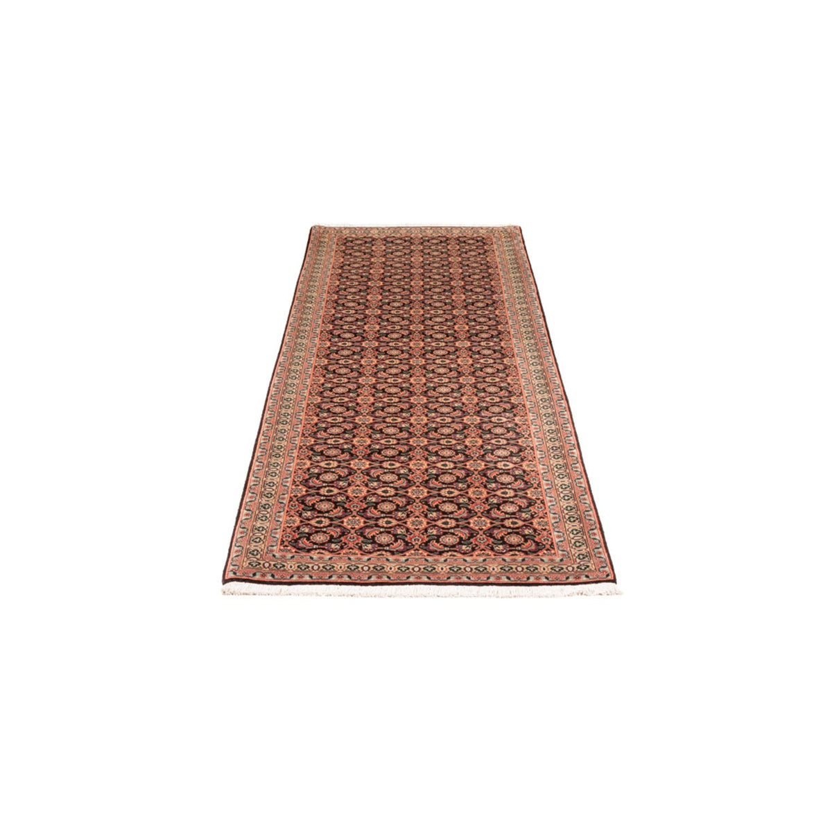 Runner Perser Rug - Tabriz - Royal - 200 x 68 cm - dark blue