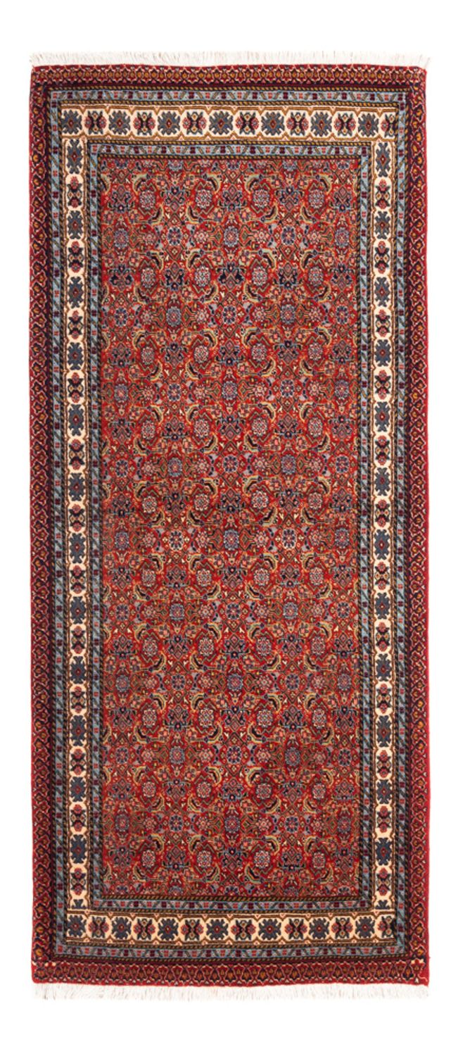 Runner Perser Rug - Tabriz - 209 x 95 cm - red