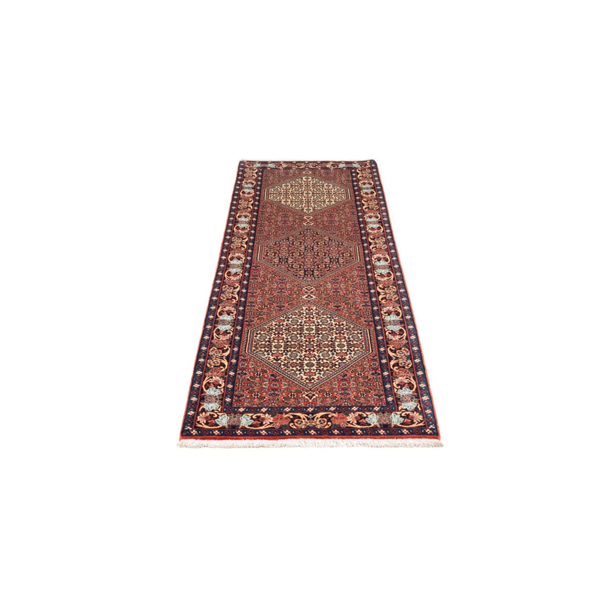 Runner Perser Rug - Bidjar - 214 x 62 cm - red