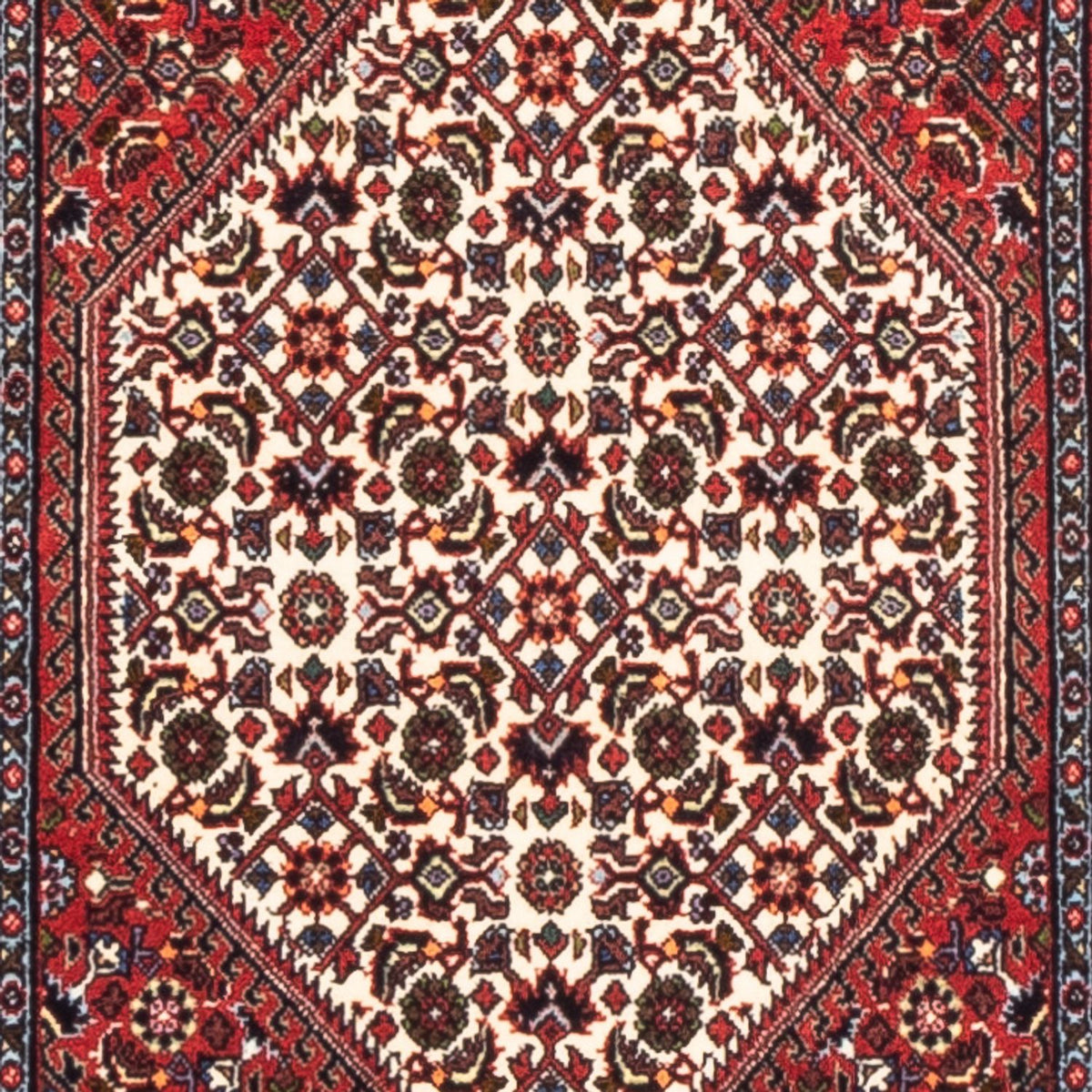Runner Perser Rug - Bidjar - 228 x 61 cm - red