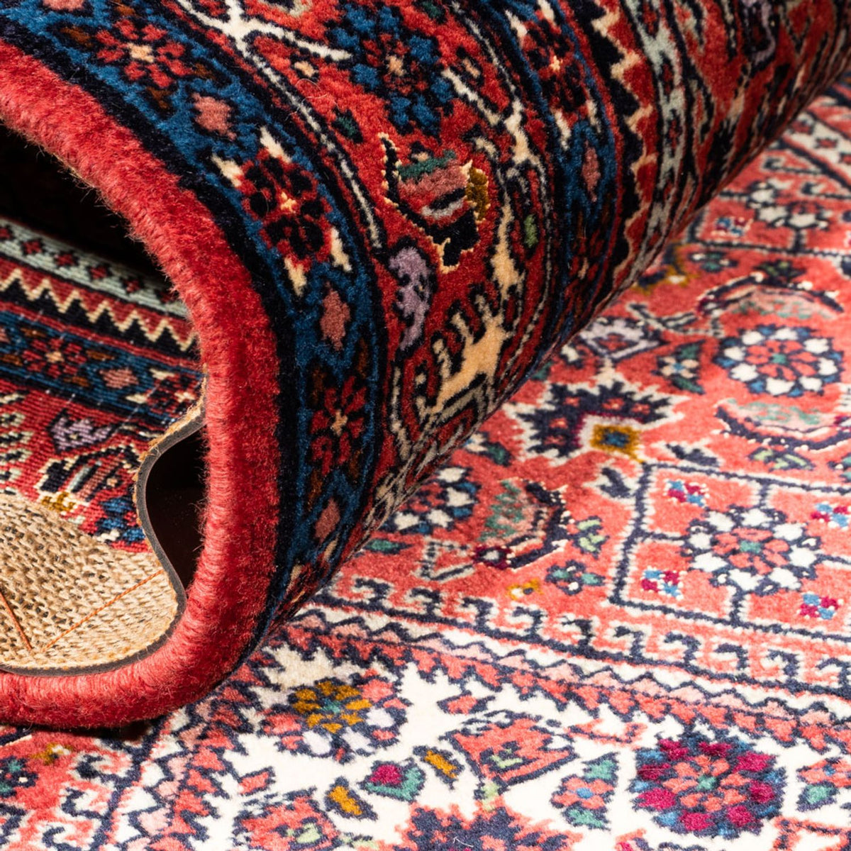 Runner Perser Rug - Bidjar - 226 x 77 cm - red