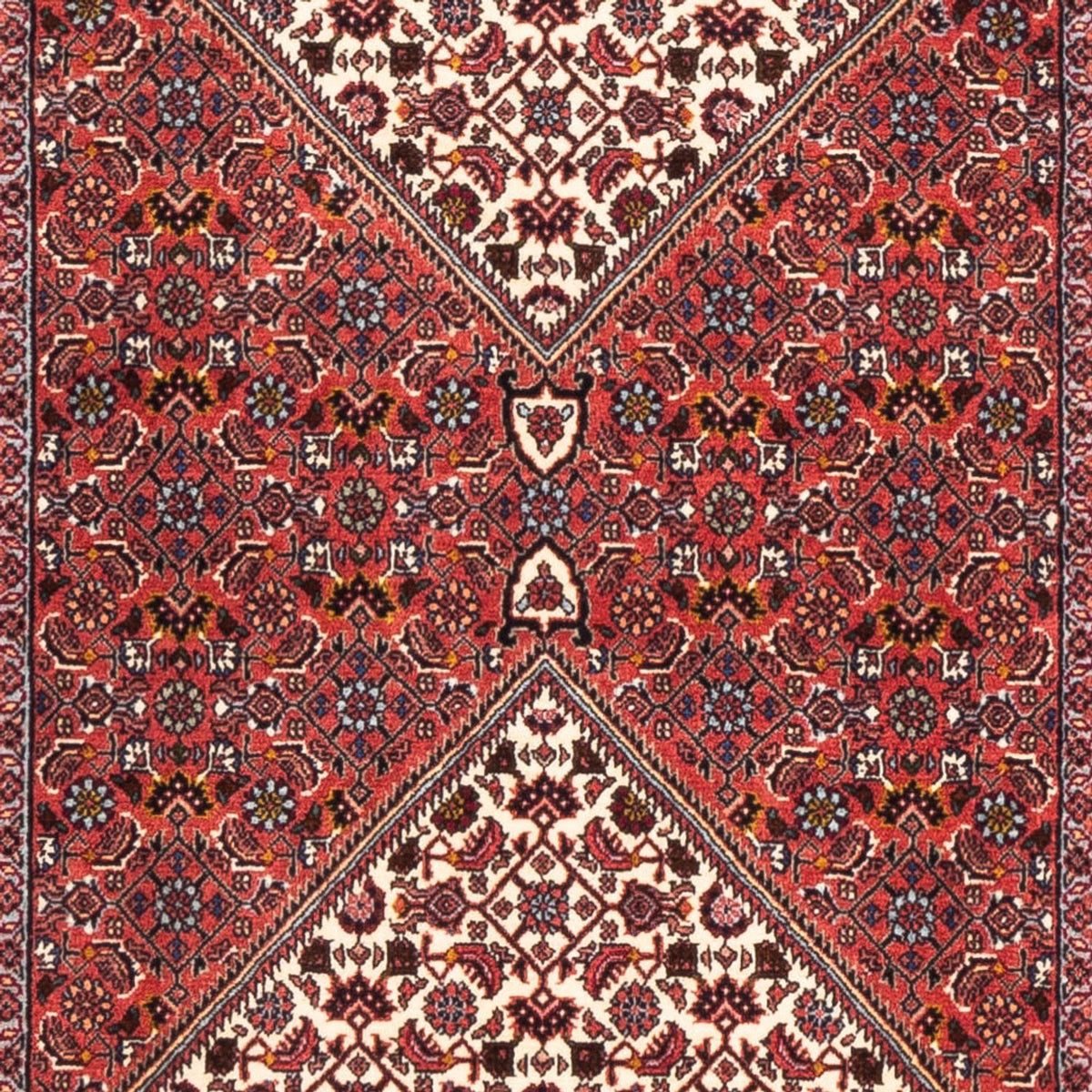 Runner Perser Rug - Bidjar - 205 x 81 cm - red