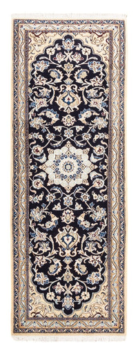 Runner Perser Rug - Nain - 190 x 68 cm - dark blue