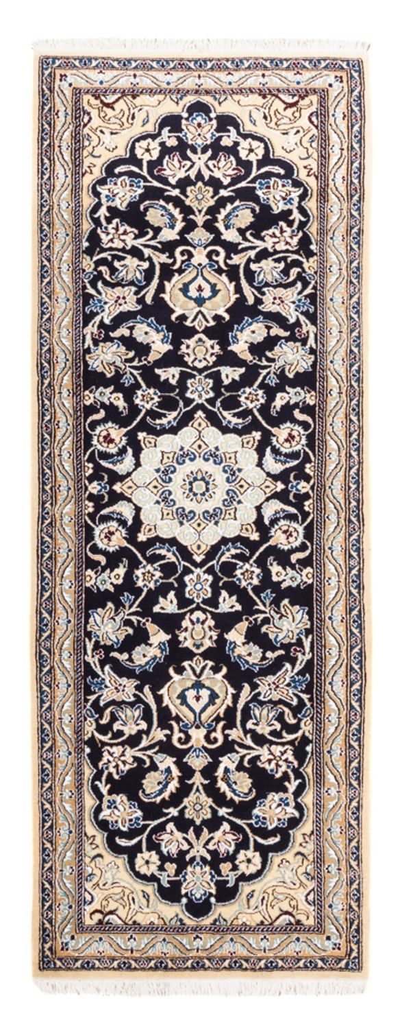 Runner Perser Rug - Nain - 190 x 68 cm - dark blue