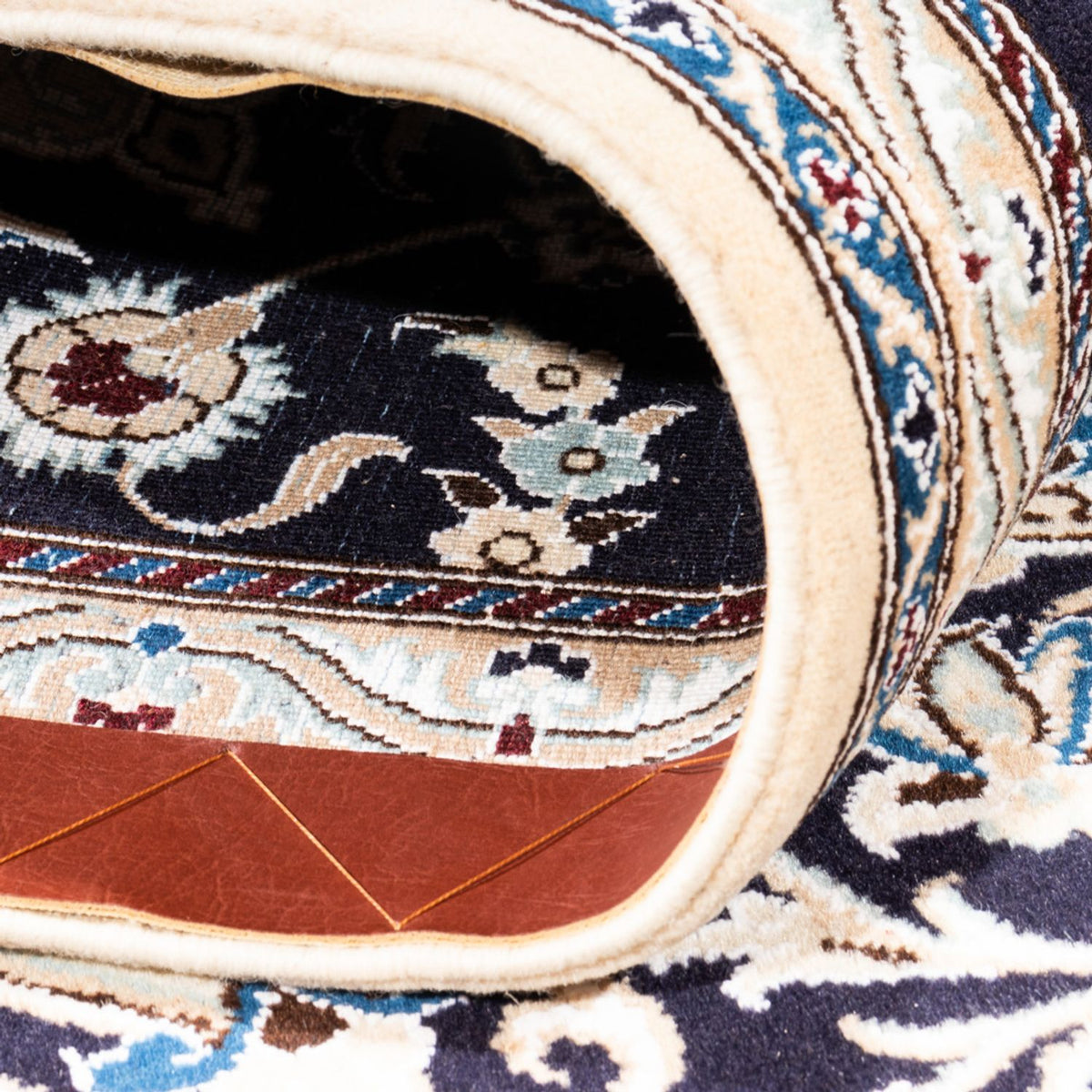 Runner Perser Rug - Nain - 190 x 68 cm - dark blue