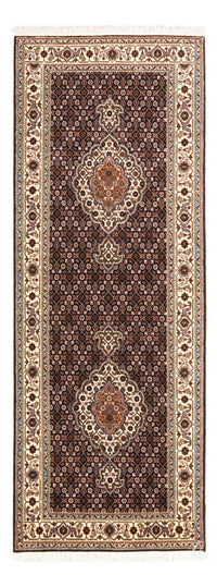 Runner Perser Rug - Tabriz - Royal - 195 x 75 cm - dark blue