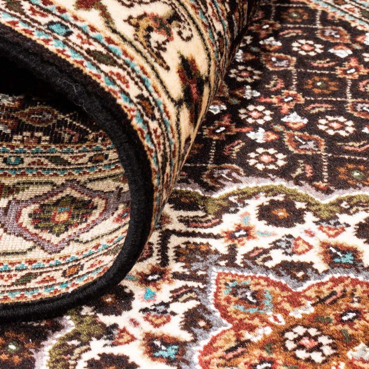 Runner Perser Rug - Tabriz - Royal - 195 x 75 cm - dark blue