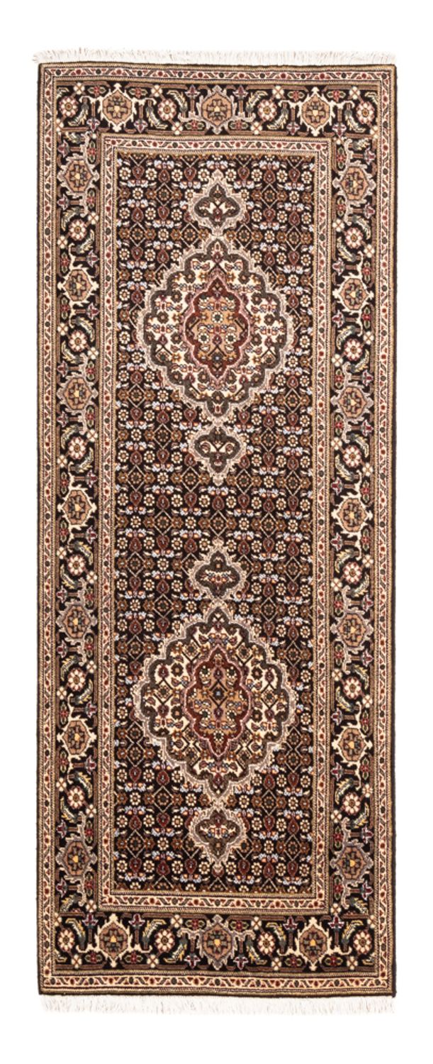 Runner Perser Rug - Tabriz - Royal - 196 x 75 cm - dark blue