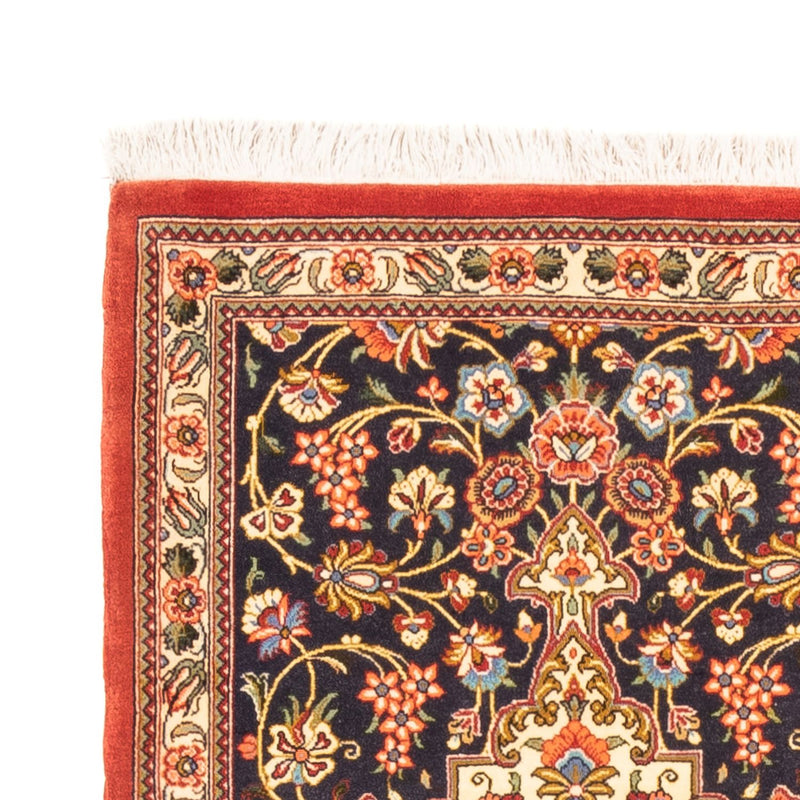 Runner Perser Rug - Ghom - 203 x 65 cm - dark blue