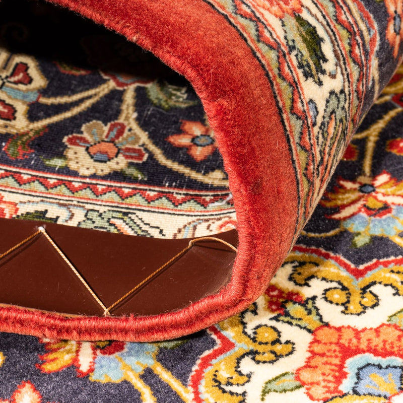 Runner Perser Rug - Ghom - 203 x 65 cm - dark blue