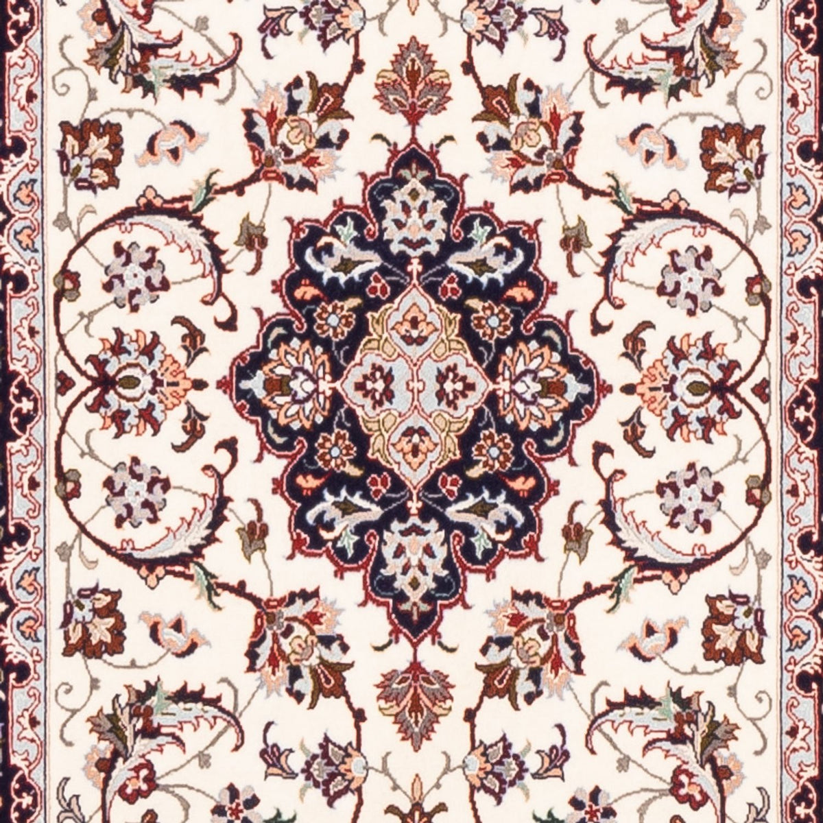 Runner Perser Rug - Isfahan - Premium - 199 x 64 cm - red