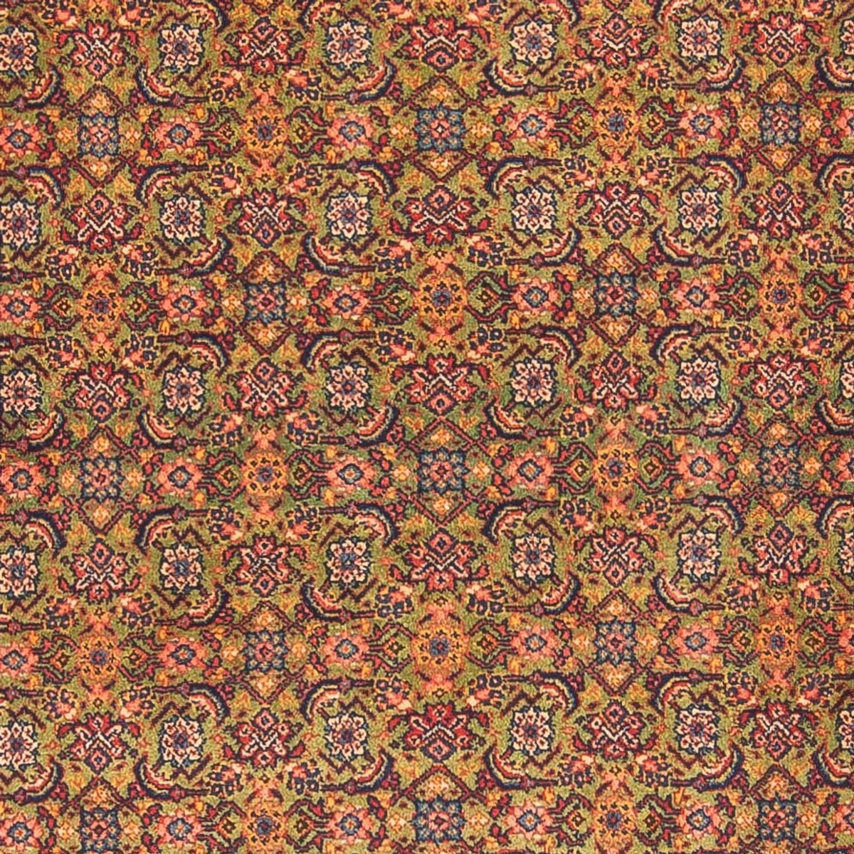 Runner Perser Rug - Tabriz - Royal - 377 x 100 cm - light green