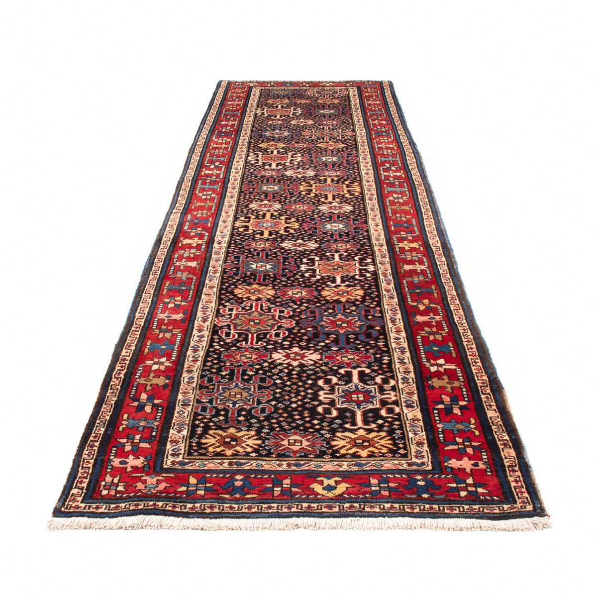 Runner Perser Rug - Nomadic - 382 x 107 cm - dark blue