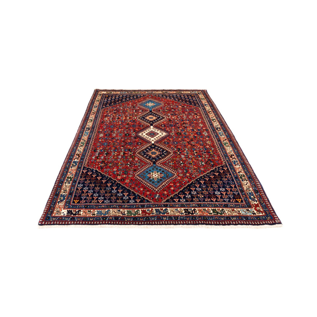 Perser Rug - Nomadic - 250 x 152 cm - red