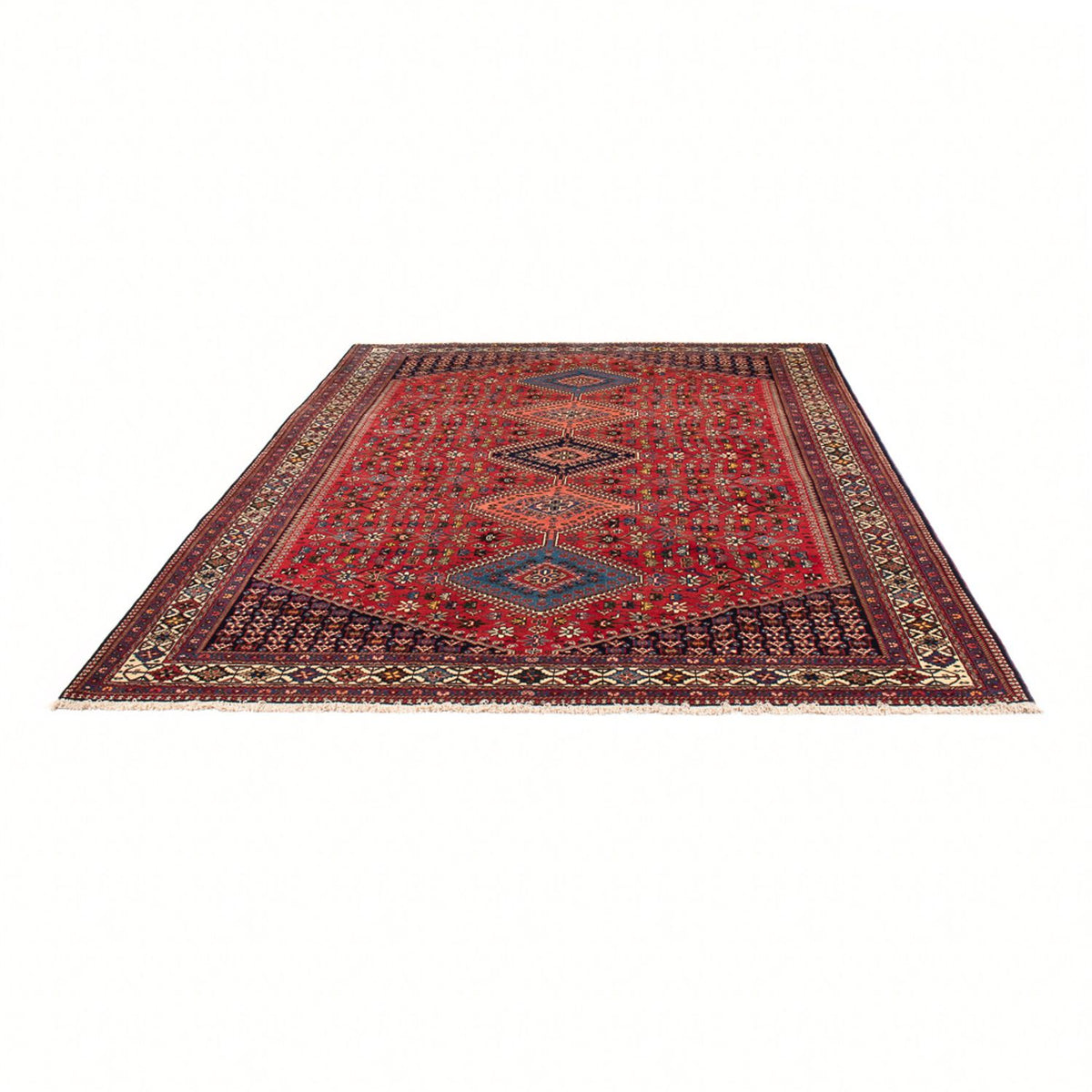 Perser Rug - Nomadic - 300 x 208 cm - red