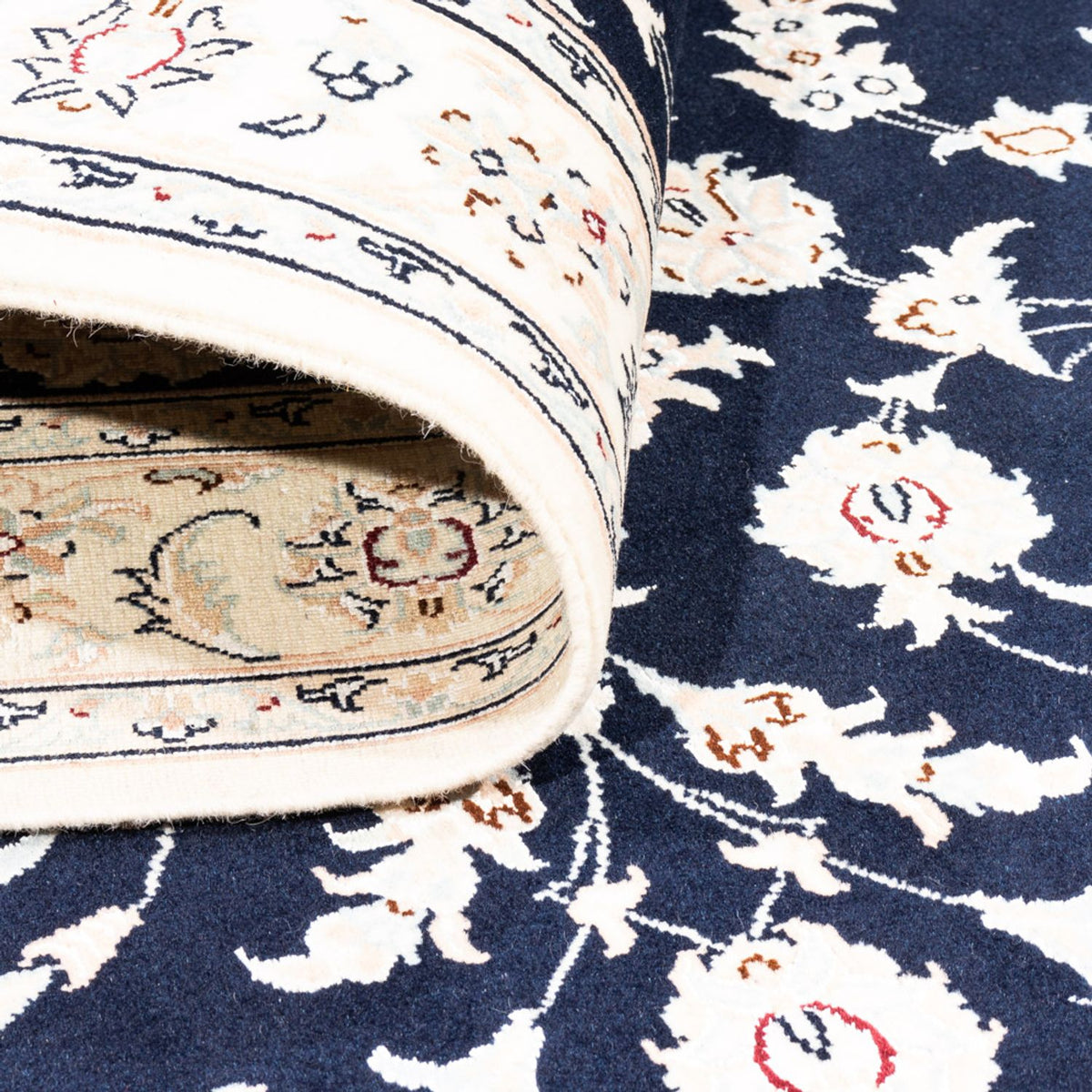 Perser Rug - Nain - Premium - 152 x 107 cm - dark blue