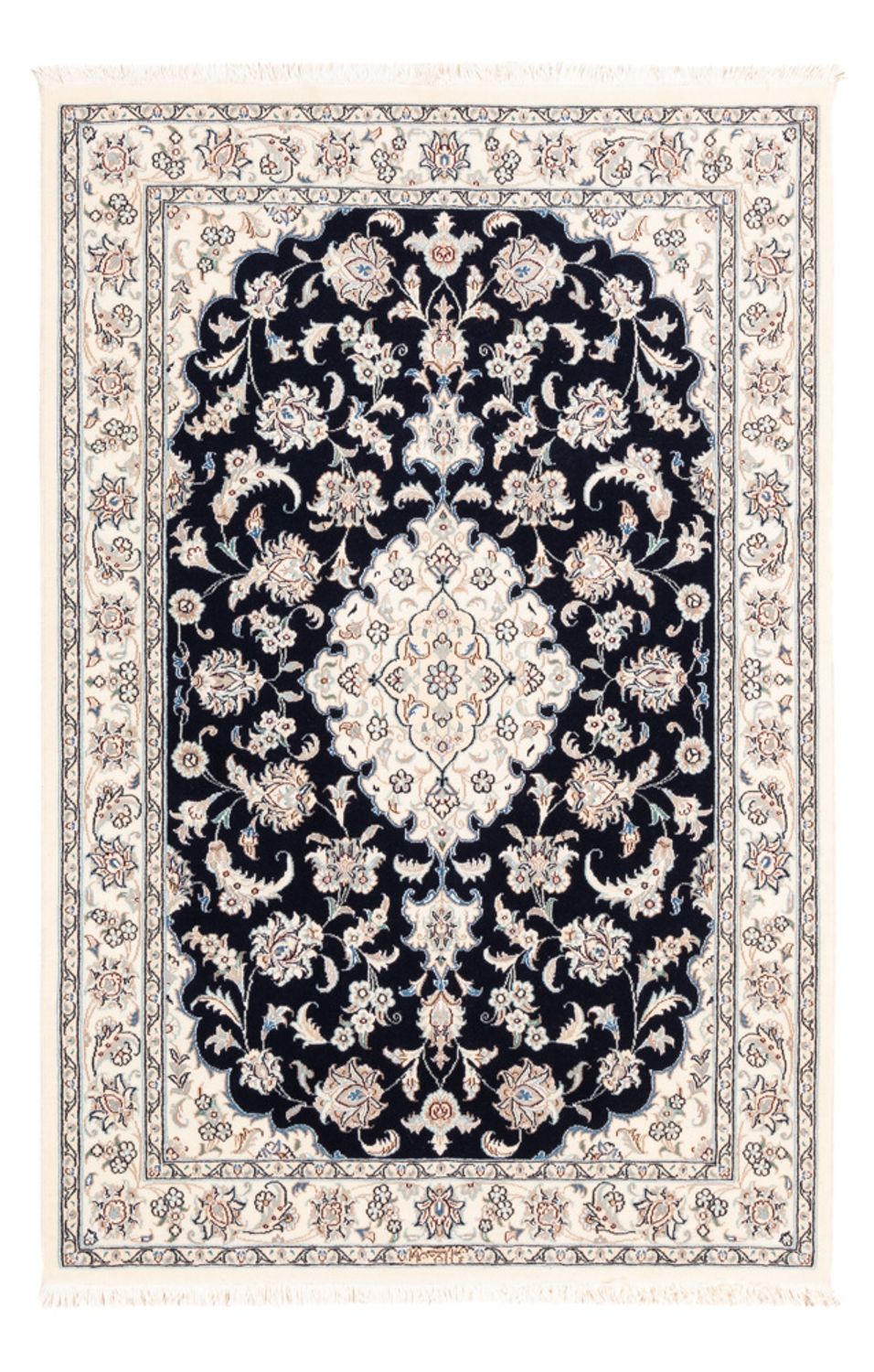 Perser Rug - Nain - Premium - 157 x 108 cm - dark blue