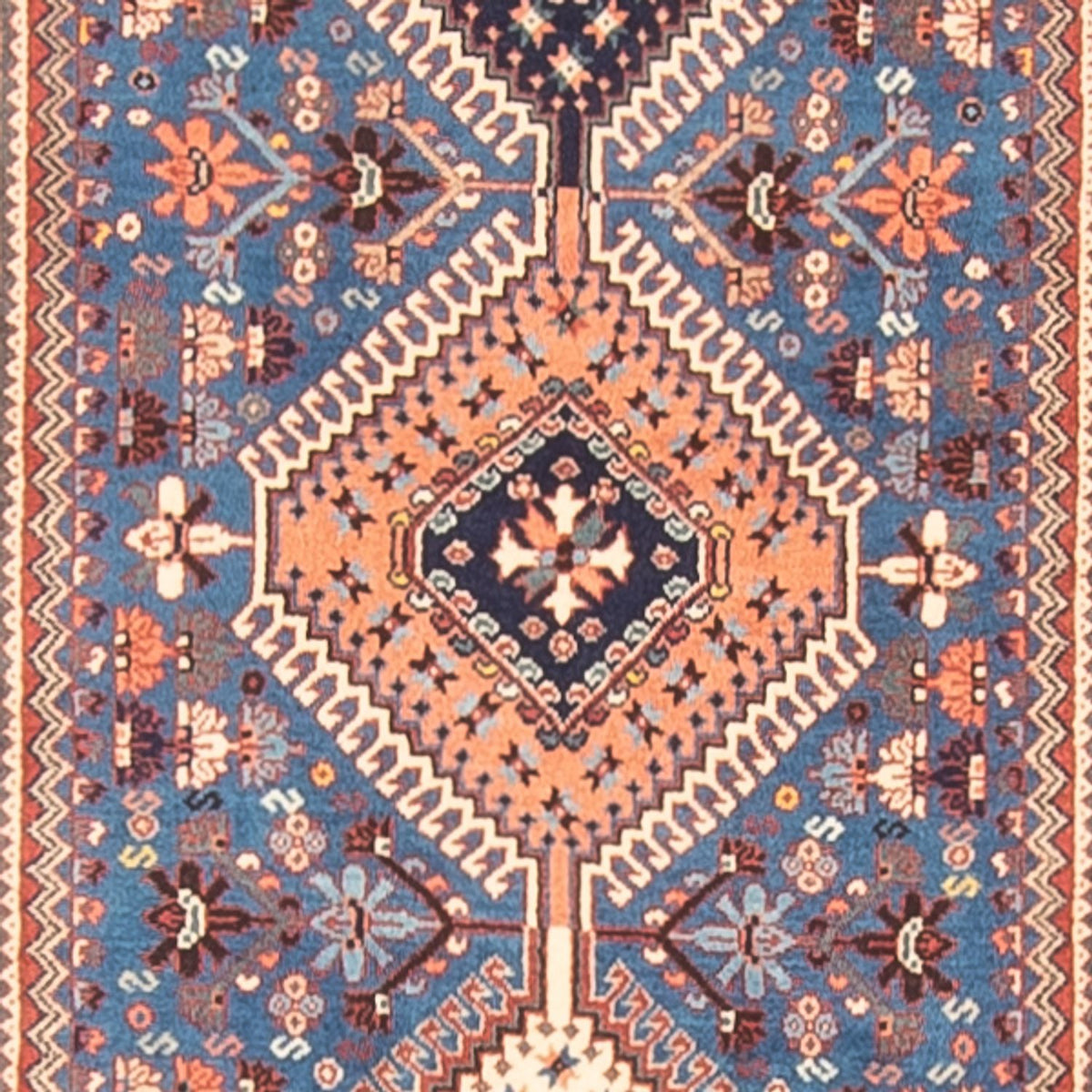 Runner Perser Rug - Nomadic - 392 x 82 cm - blue