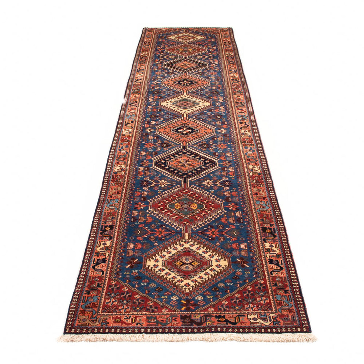 Runner Perser Rug - Nomadic - 392 x 82 cm - blue