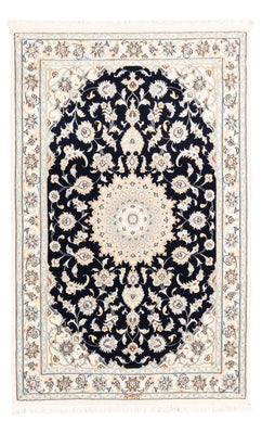 Perser Rug - Nain - Premium - 154 x 104 cm - dark blue