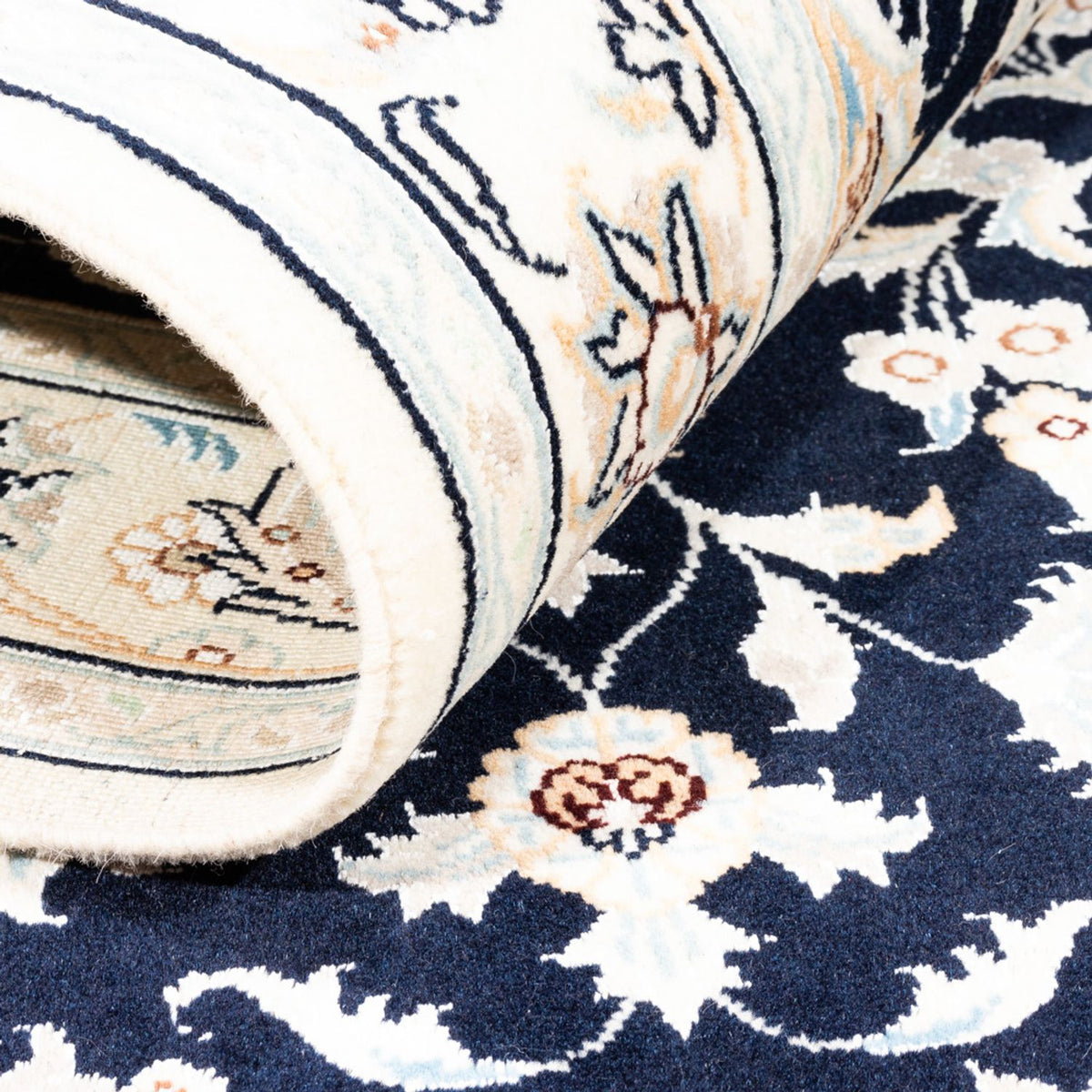 Perser Rug - Nain - Premium - 154 x 104 cm - dark blue