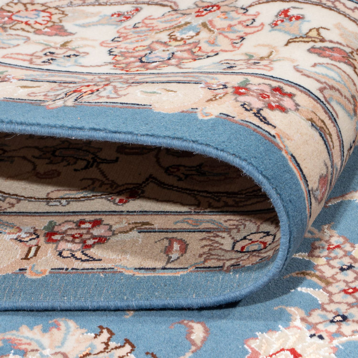 Perser Rug - Tabriz - Royal - 298 x 197 cm - light blue