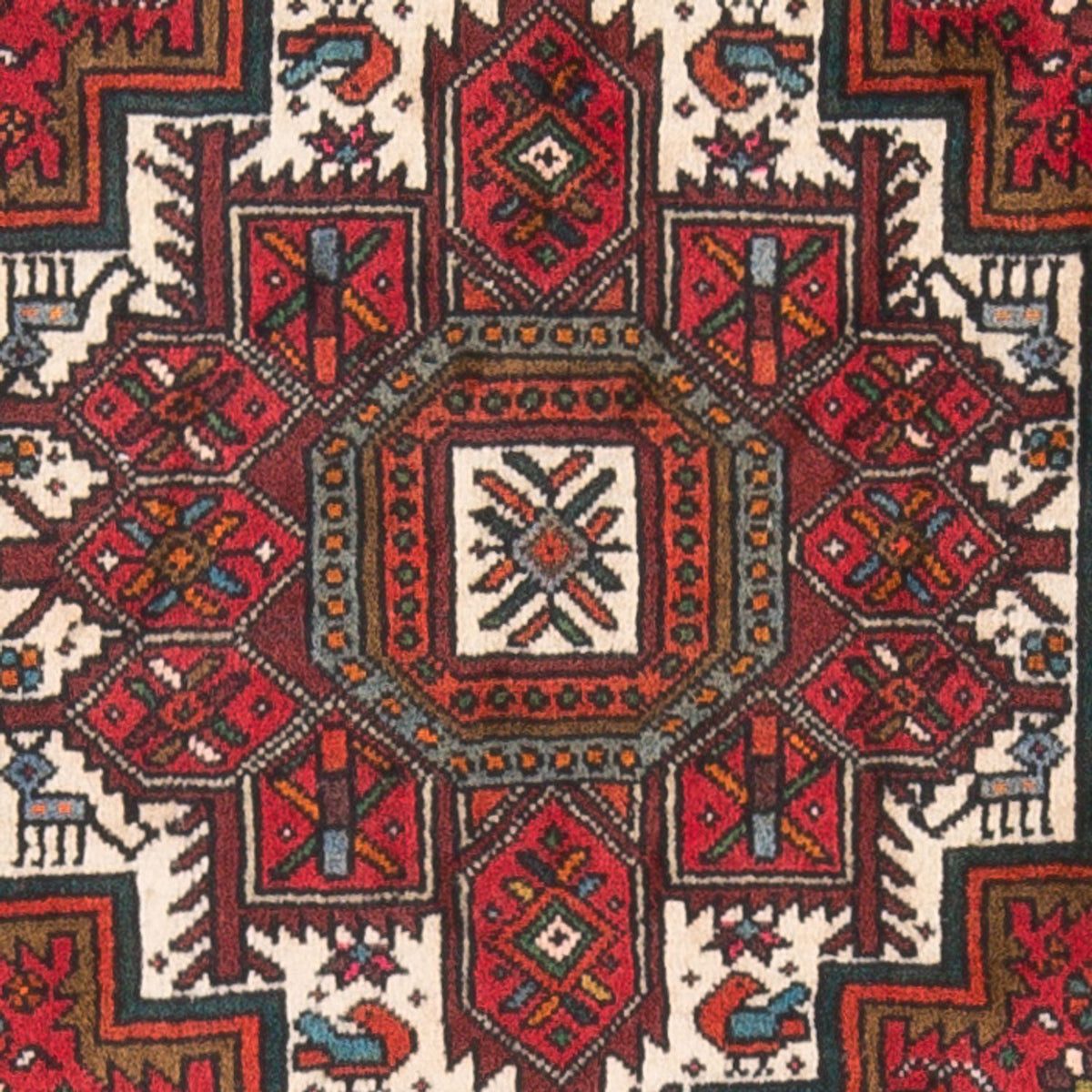Perser Rug - Nomadic - 124 x 82 cm - red