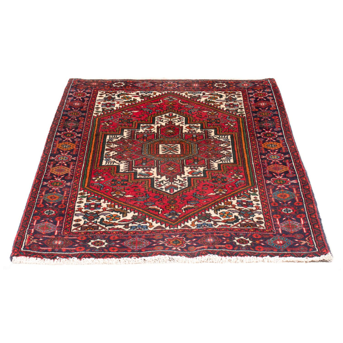 Perser Rug - Nomadic - 124 x 82 cm - red