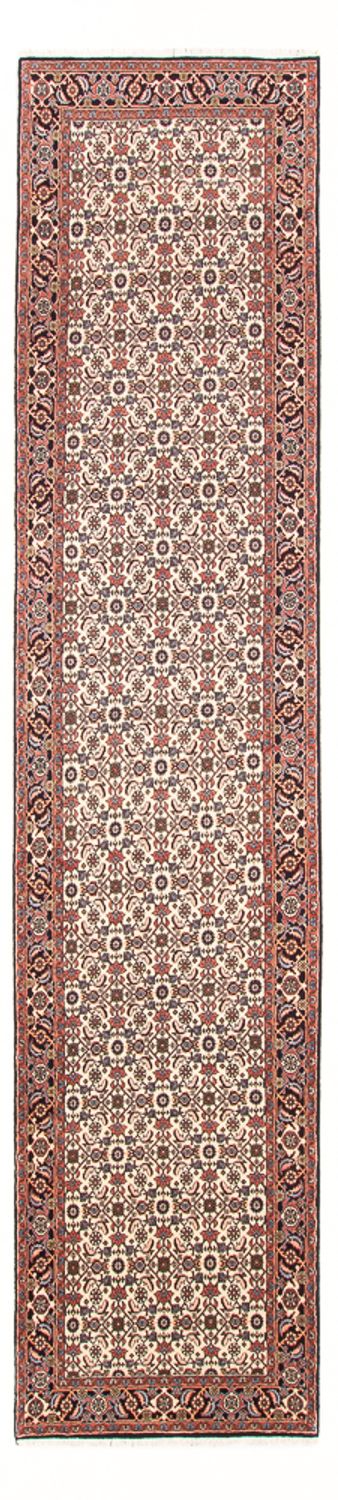 Runner Perser Rug - Bidjar - 383 x 85 cm - cream