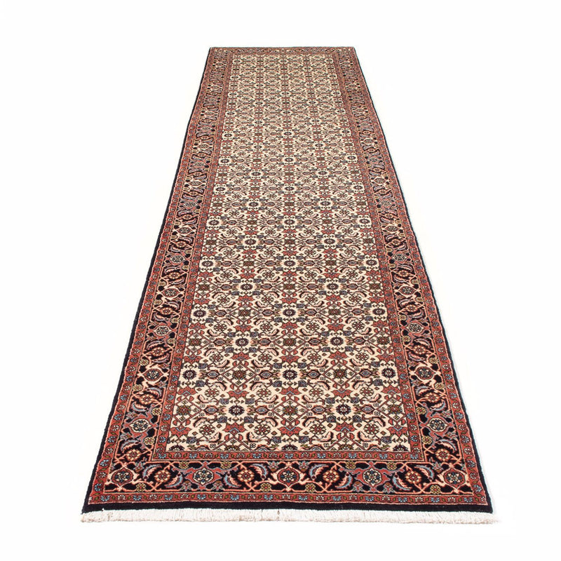 Runner Perser Rug - Bidjar - 383 x 85 cm - cream