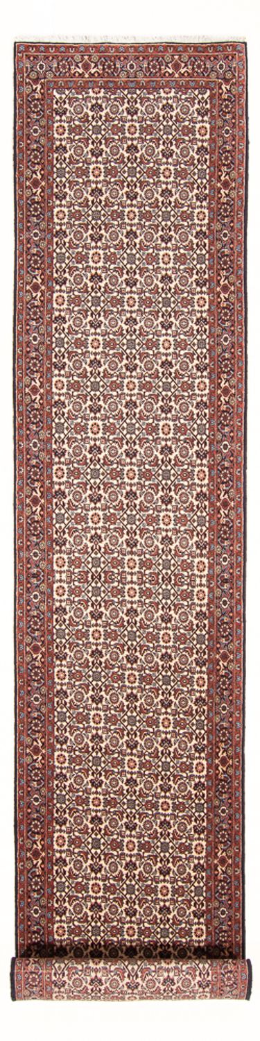 Runner Perser Rug - Bidjar - 397 x 85 cm - cream