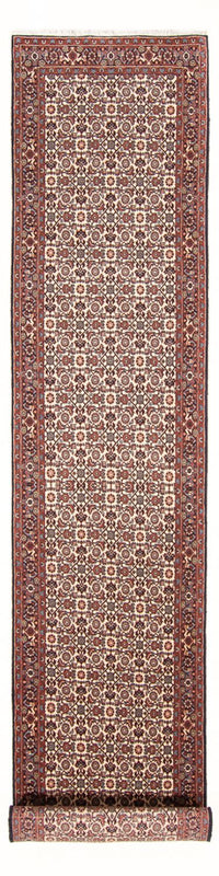 Runner Perser Rug - Bidjar - 397 x 85 cm - cream