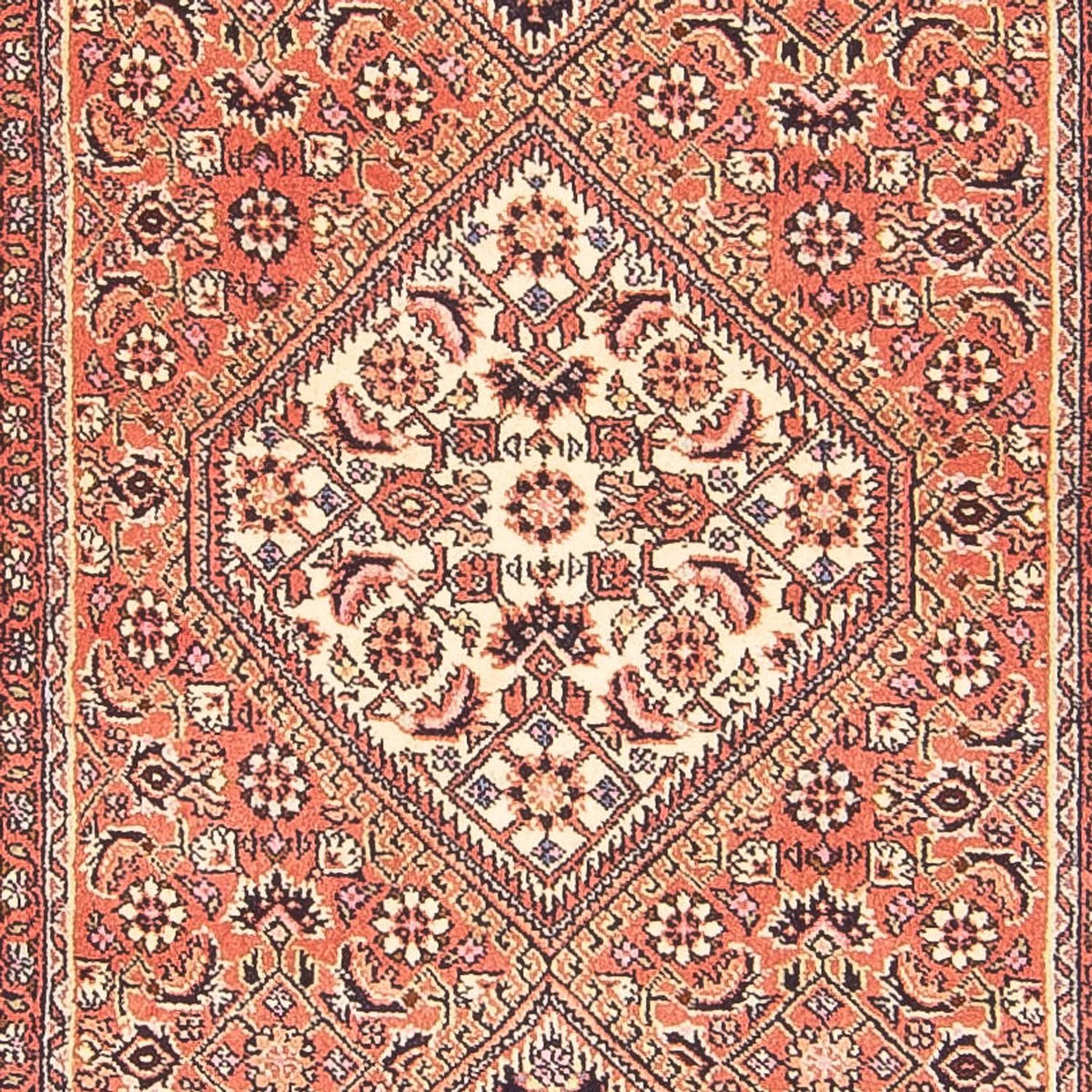 Runner Perser Rug - Bidjar - 381 x 89 cm - red
