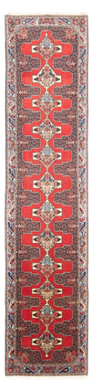 Senneh Rug 89x378cm - Persian Rugs - Runner / Red / 89 x 378 cm Runner